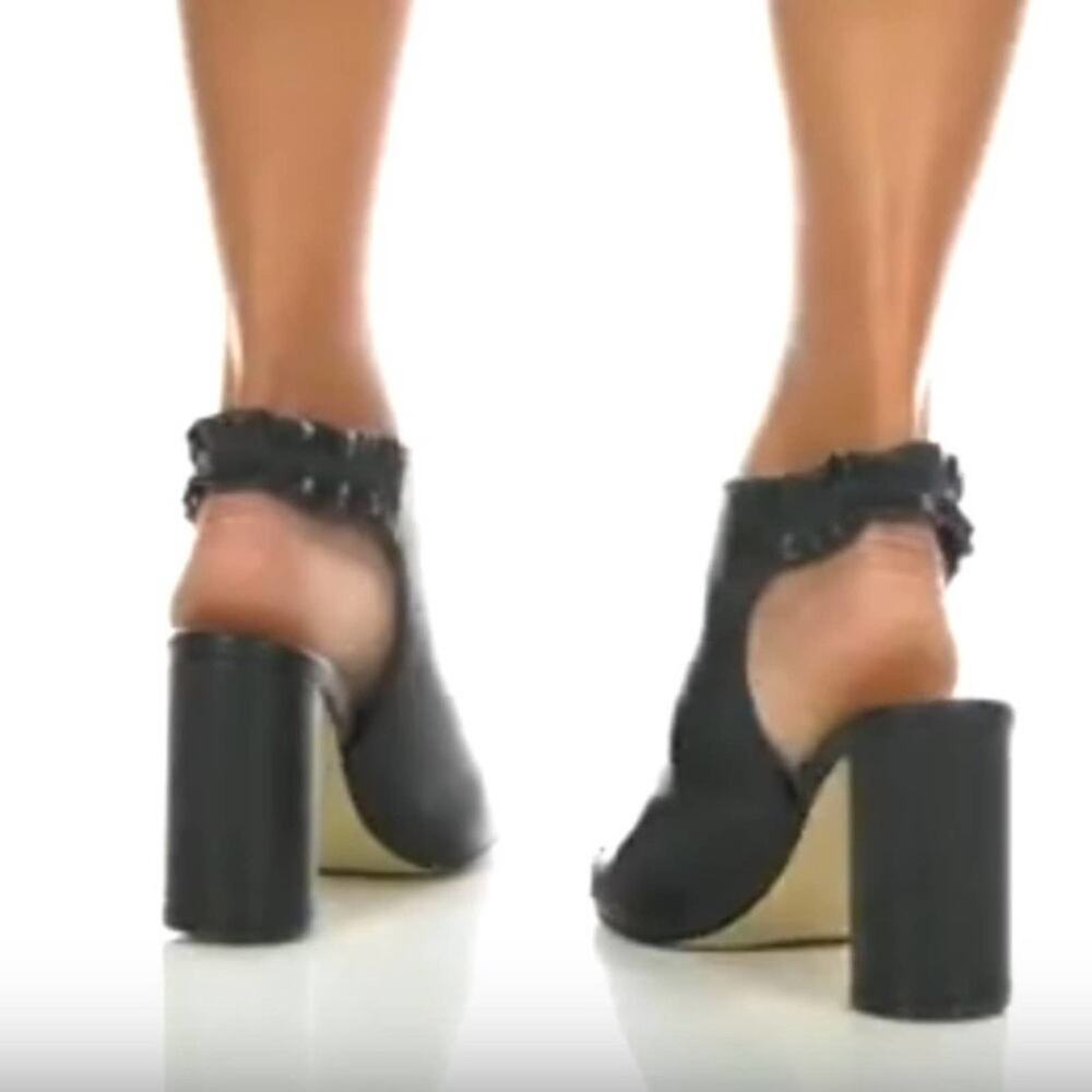 KATY PERRY Jocelyn Black Napa Leather Shoetie Bootie Women's size 10 NEW In Box - Picture 11 of 11